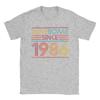 40th Birthday Gifts Retro Awesome Since 1986 Cotton TShirt Man Summer Vintage T Shirts O Neck Fashion Tee Shirt Oversized Tops