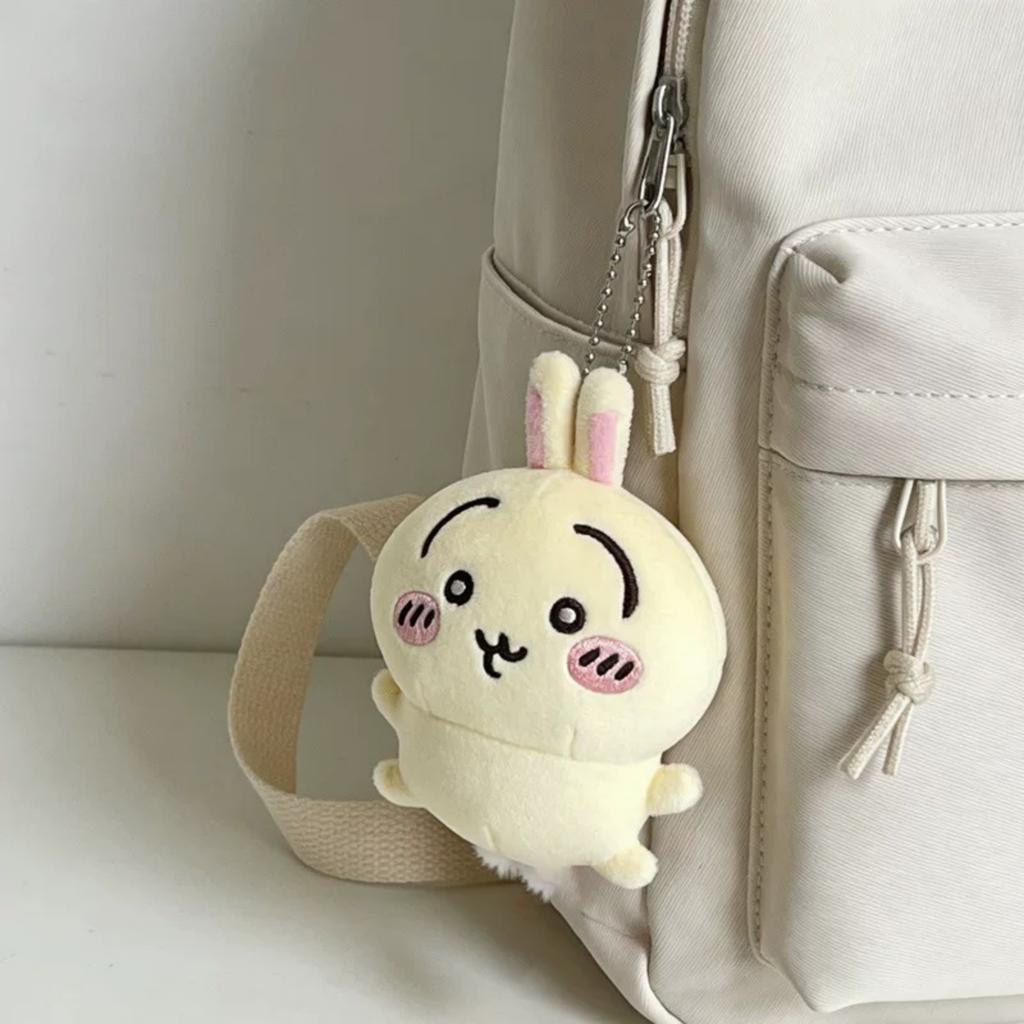 Plush Cartoon Character Keychain Soft Stuffed Doll Small Hanging Pendant Accessory for Bags Backpacks and Keys Suitable for Daily Use and Gift