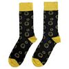 Nirvana Unisex Adult Happy Face Outline Ankle Socks