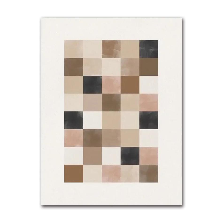 Abstract Vintage Line Geometric Posters And Prints Canvas Painting Modern Nordic Wall Art Pictures Living Room Home Decor