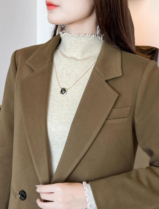 Women's Petite Cotton-Padded Slimming Blazer - Autumn/Winter 2025 Collection