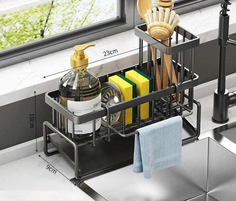 

Полка для кухни, полка для хранения тряпок, дренажная полка, стойка для хранения без отверстий, полка для специй, кран для раковины, дренажная полка для раковины, кухонные принадлежности