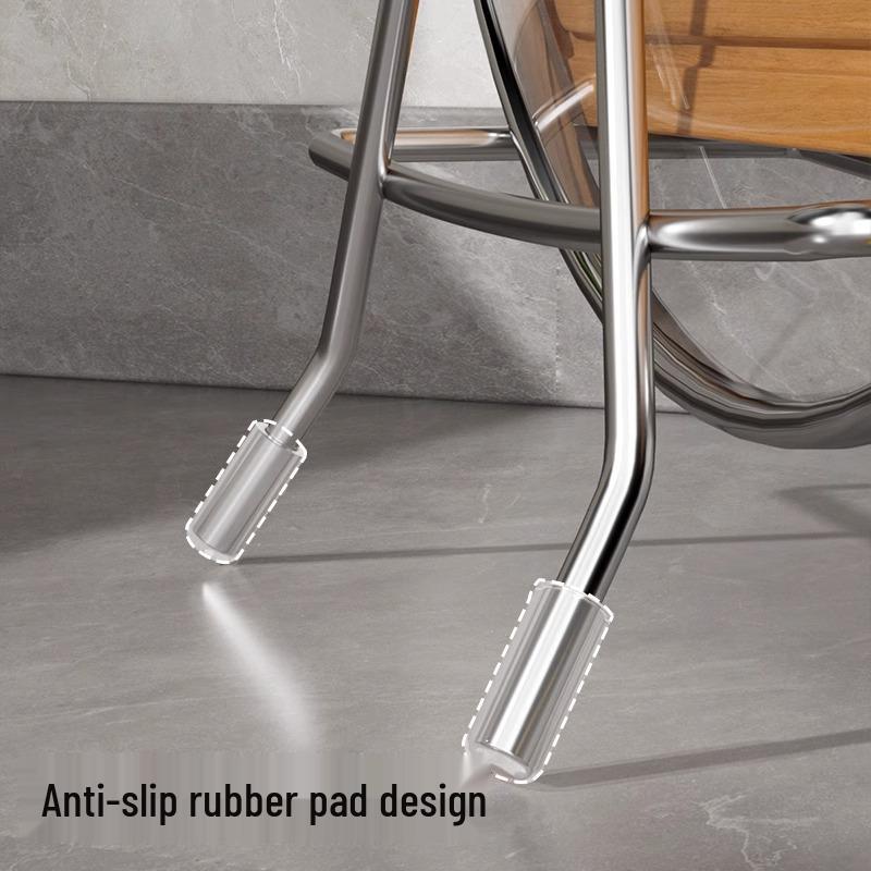 304 Stainless Steel Kitchen Countertop Pot Lid & Cutting Board Storage Rack