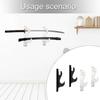 Fashionable Swords Hanger Bracket Rack with Mounting Hardware Supports Various Swords 2 Pack Supplies for Home Use