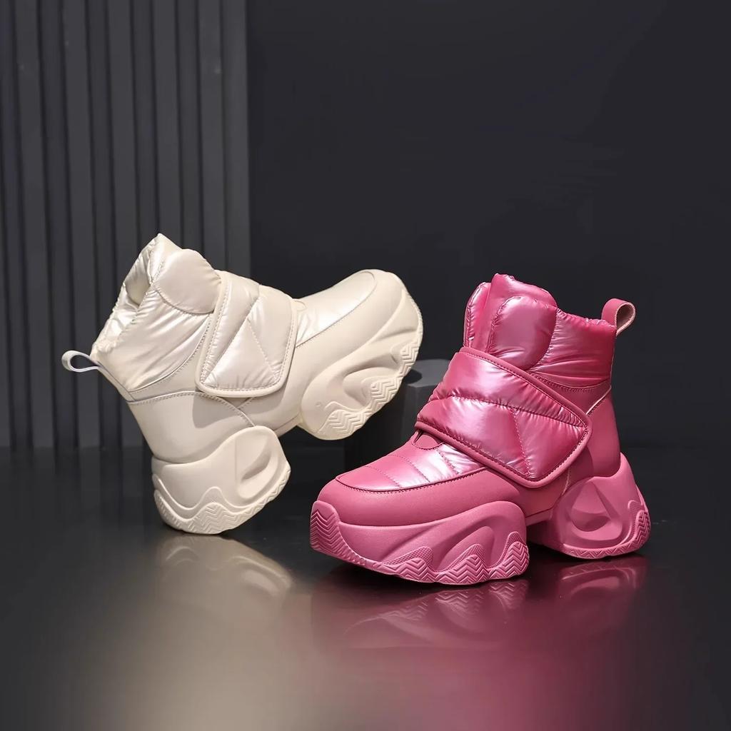 Ankle Boots Winter Women's Shoes Waterproof Fashion Snow Boots Thick Soles Warm Comfortable Women's Platform Boots