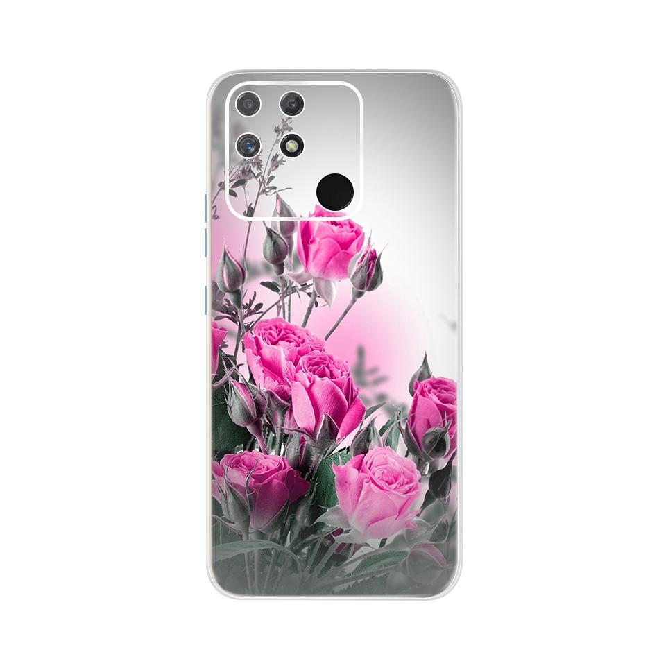 Weiche Silikonhülle Für Raelme Narzo 50A RMX3430 HandyhülleTransparente TPU-Abdeckung Für Realme Narzo50a 50 A 6.5" Rückseiten Hüllen Bumper