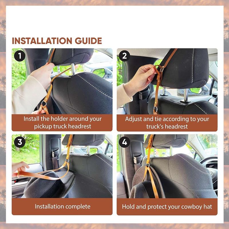 2025 Trend Cowboy Hat Holder For Trucks - Keep Your Hats Protected On The Road With Our Handmade Leather Cowboy Hat Rack. Hanger