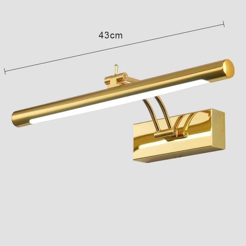 Wall Lamps Bathroom Modern Wall Lights 43CM 55CM Toilet Wall Mounted Lighting Fixtures Sconces Indoor Bedroom Mirror