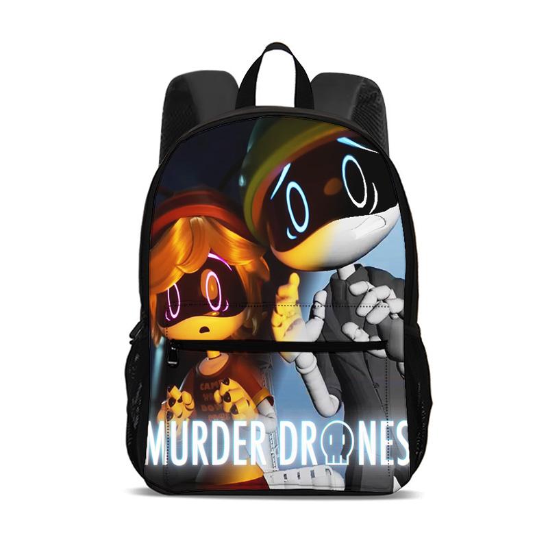 Murder Drones Backpack Versatile Large Capacity Outdoor Travel Mountaineering Boy and Girl School Birthday Best Gift