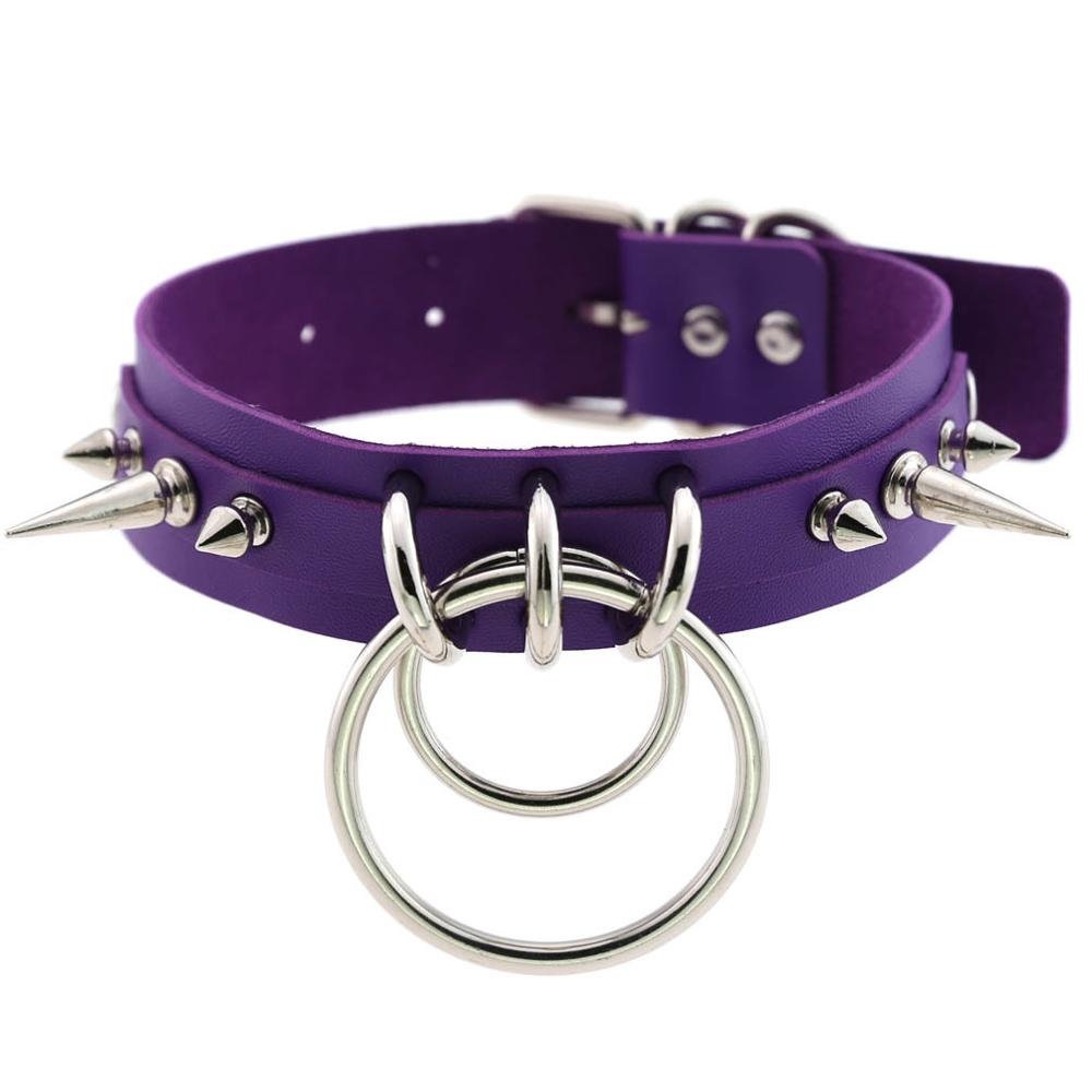 Spiked Choker For Women Men Punk Rock Collar Goth Fashion Necklaces  Leather Studded Choker Girls Harajuku Gothic Jewelry