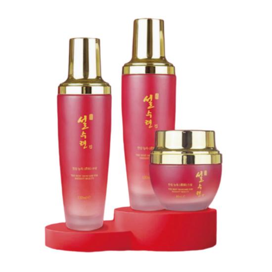 Sulsuryun Jin  Herbal Concentrated 5-Piece Skincare Set – Toner, Emulsion, Cream & Travel Kit 5-Piece Skincare Set