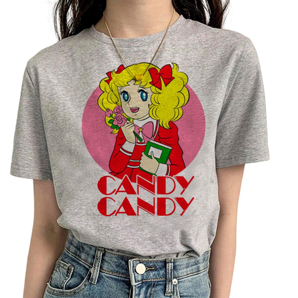 Candy Candy tshirts Women comic designer harajuku top girl comic funny designer clothes