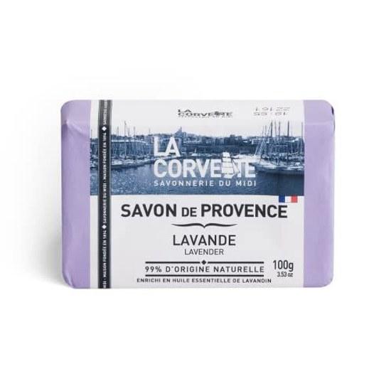 La Corvette Lavender Soap 100g Provence Fragrance Plant-Based Scent Made France