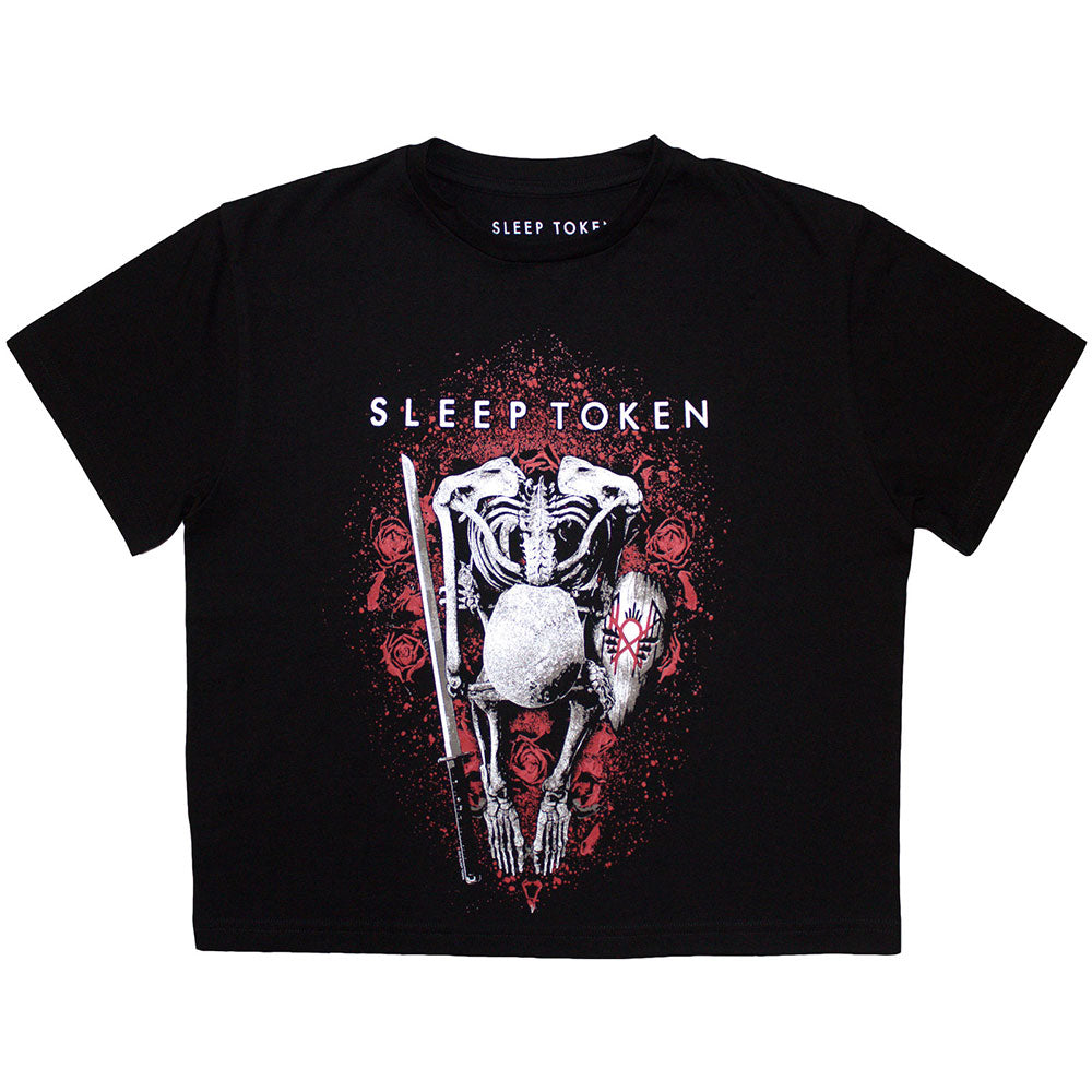 Sleep Token Ladies Crop Top The Love You Want Black OFFICIAL NEW S