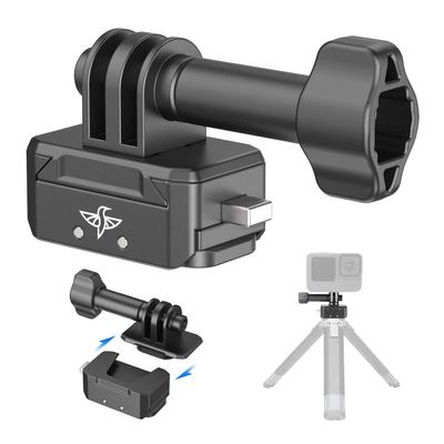 Aluminium-Schnellwechsel-Montagebasis, 2 kg Nutzlast für Action-Kamera mit universeller 1/4-Schnittstelle