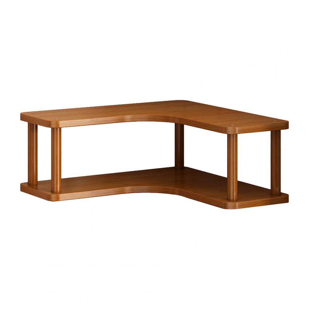 Деревянная стойка для хранения Экологичный настольный органайзер Деревянная настольная стойка для хранения с многофункциональным чайным столиком для офиса 2350₽