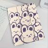Holder Cover Tablet Case For iPad Pro 11th 10th 9th 8th 7th 12.9inch Pro 2025 Air 4 5 M3 M2 1 2 M4 11inch Mini 6 7 Line Rabbit