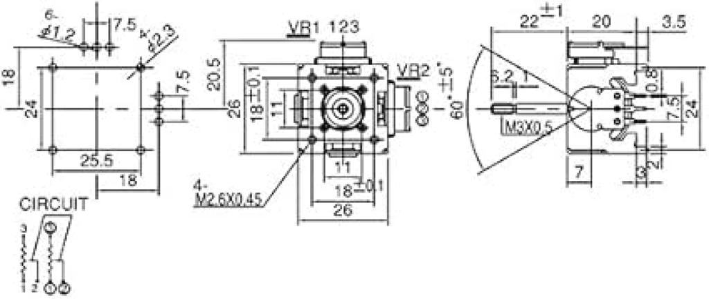 Tsubame Wireless Joystick TX-26PRR-B10K