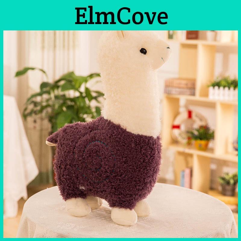 Adorabile Peluche Alpaca Giocattolo con Design di Pecorella Carina in Vari Colori
