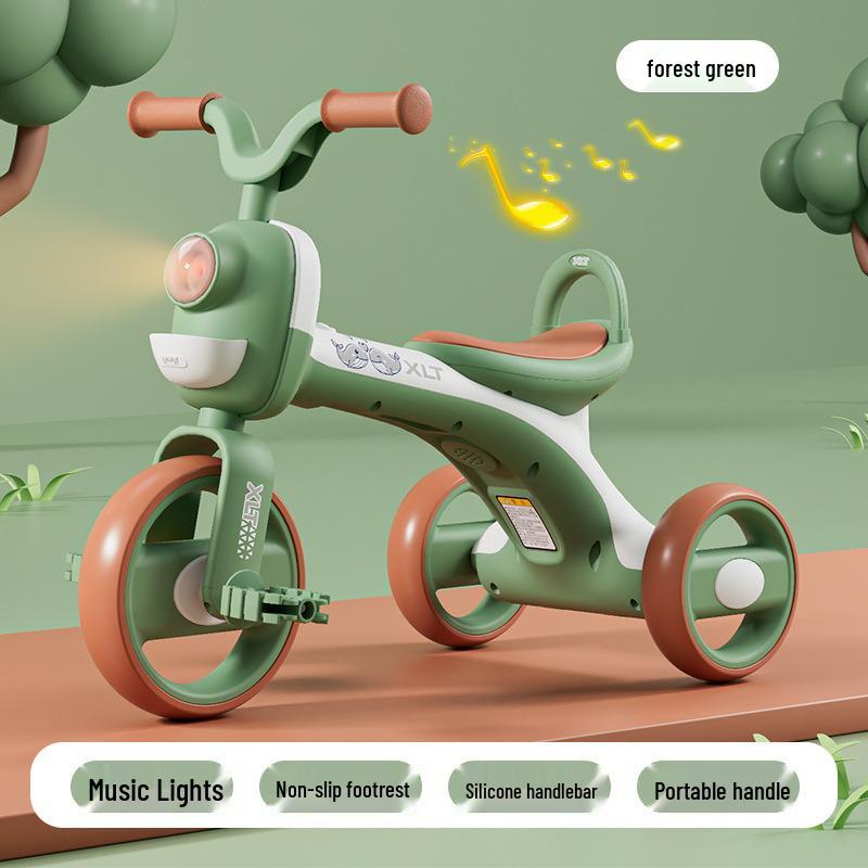 Kid's Music-Enabled Tricycle and Glider Stroller