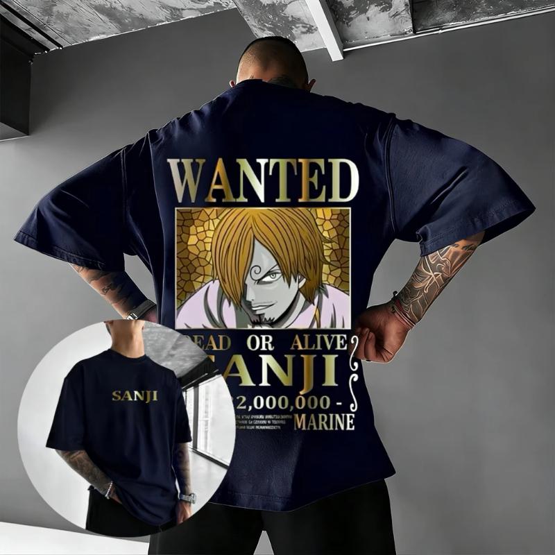 One Piece Anime Sanji T Shirt 2026 Summer Men Women Cotton Short Sleeve Graphic Tee Streetwear Casual Tops Cosplay Y2k Clothes