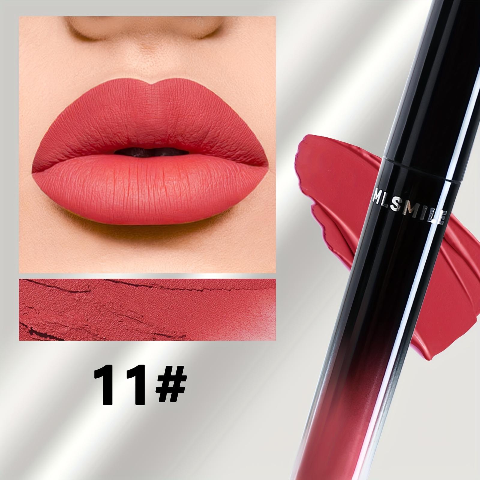 

Жидкая матовая помада Velvet Matte с высоким содержанием пигмента, быстросохнущая помада, водостойкая, 24-часовая, стойкая, уход за губами, смешанные ягодные оттенки, блеск для губ 11