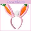 Cute Easter Bunny Ears Hairband With Carrot Bunny Shaped Headband