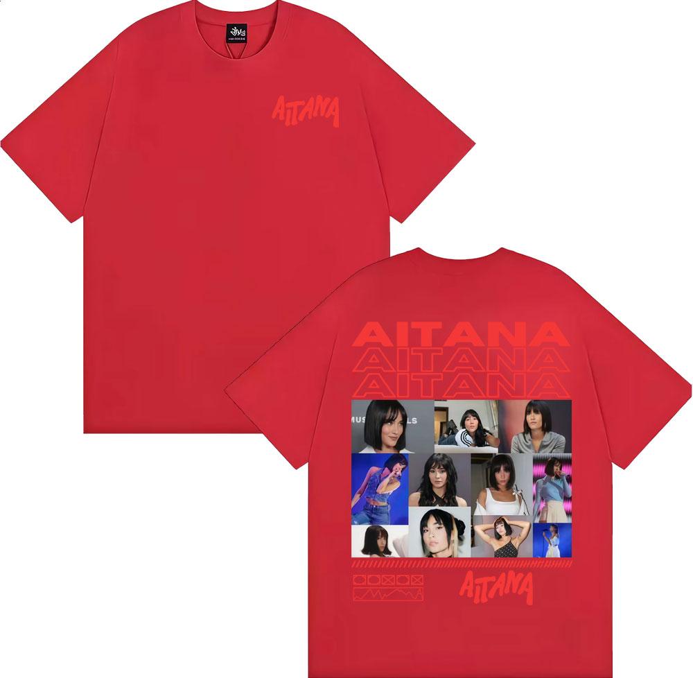 

Singer Aitana Album Tour Merch T Shirt Fashion Aesthetic Short Sleeve Tshirts Men Cotton Casual Tshirt Streetwear 4XL