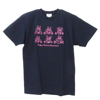 RODY X Sanrio Characters Kigurumi Size L T-shirt, Navy,