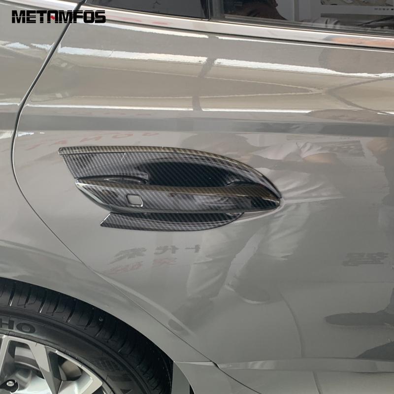 Side Door Handle Bowl Cover Trim For Hyundai Sonata -   Carbon Fiber Protector Exterior Accessories Car Styling