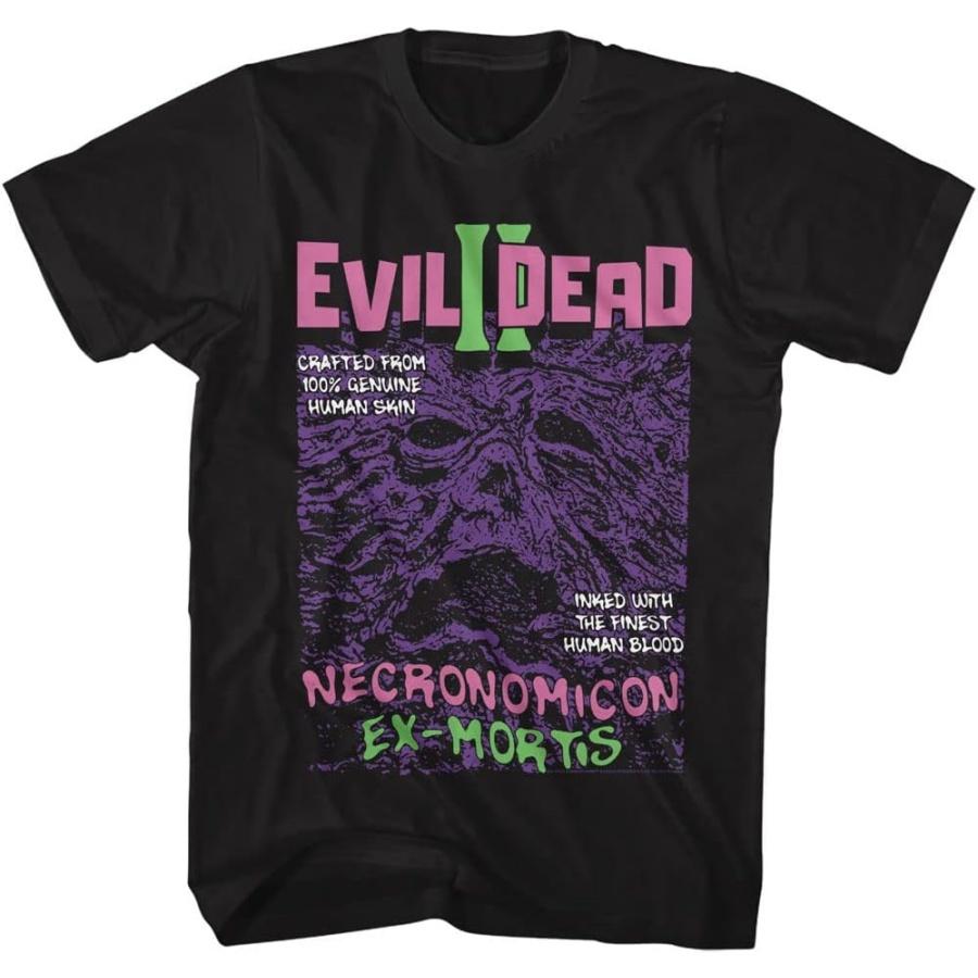 

Классика американского кино Футболка Evil Dead II Ex-Mortis Мужские футболки с коротким рукавом Графические футболки ужасов 80-х S чёрный