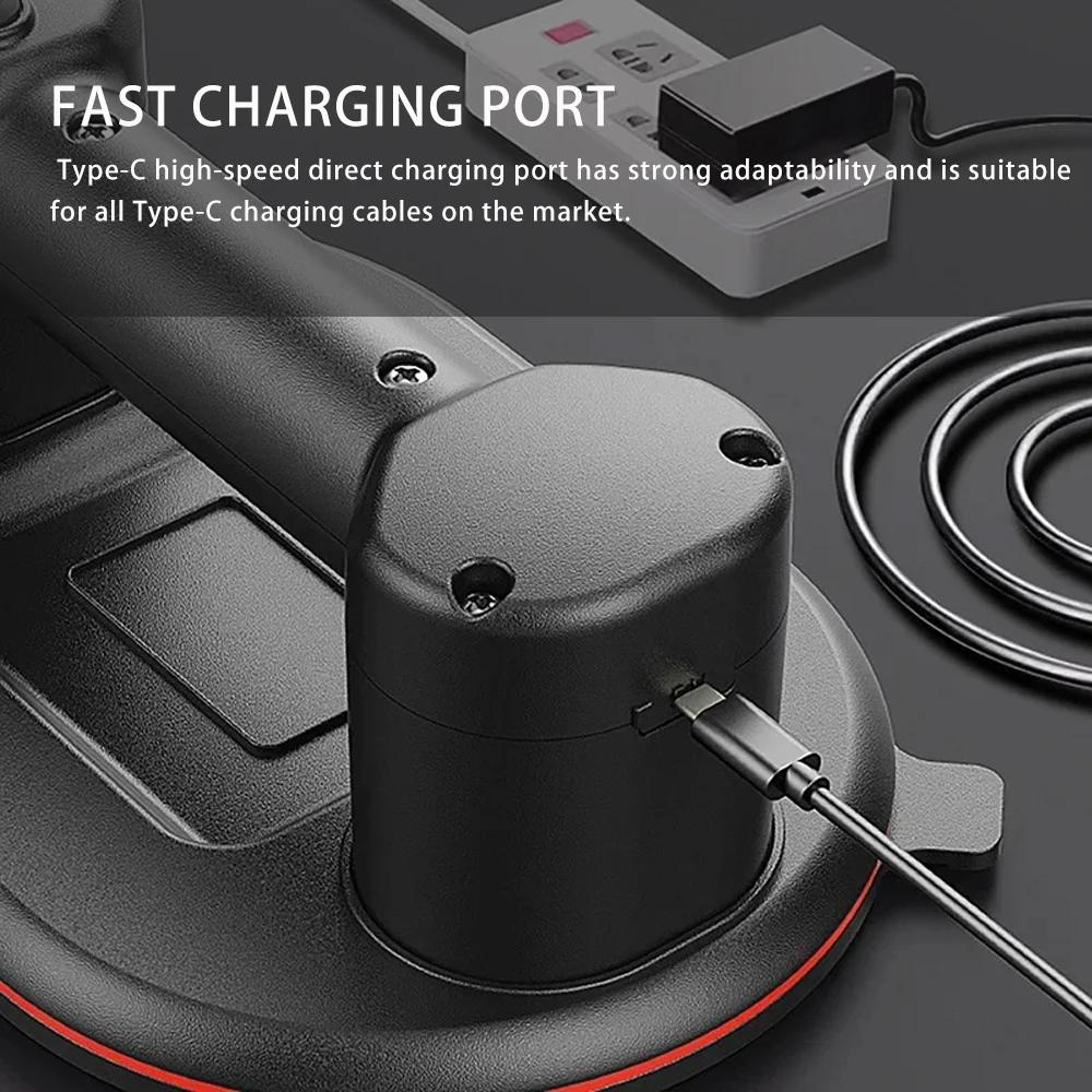 New Intelligent Display Industrial Grade Electric Vacuum Suction Cup 300KG Load Heavy Duty Granite Tile Glass Lifter