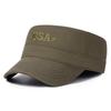 Four Seasons Flat Cap Embroidery Baseball Cap for Men