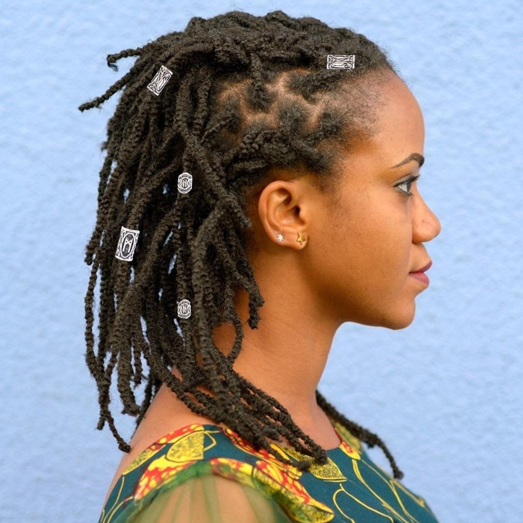 48 ks/sada Vikings Rune Beard Korálky Korálky do vlasů Korálky do vlasů Korálky do vlasů Dreadlock Korálky