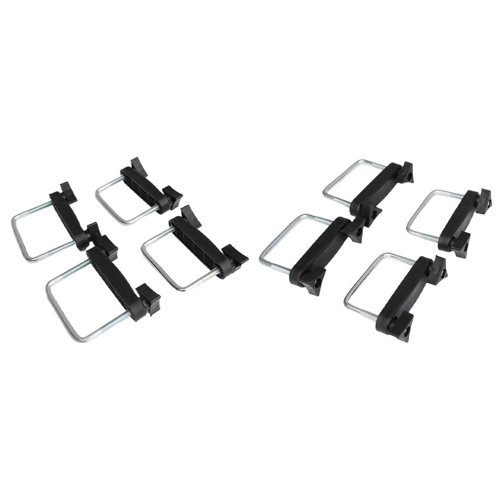 4pcs Car Roof Mounting Rack Clip Cover With Easy Installation For Secure Luggage Storage