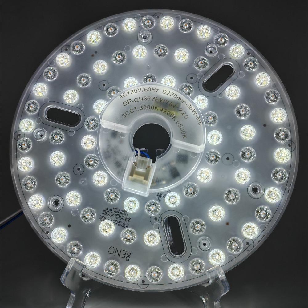 120V Ceiling Fan LED Light Replacement 36W LED Ceiling Fan Light Retrofit  For Living Rooms