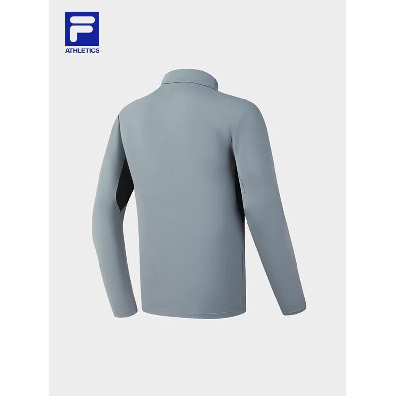 FILA Men's 2026 Spring Fitness Half-Zip Long-Sleeve Top