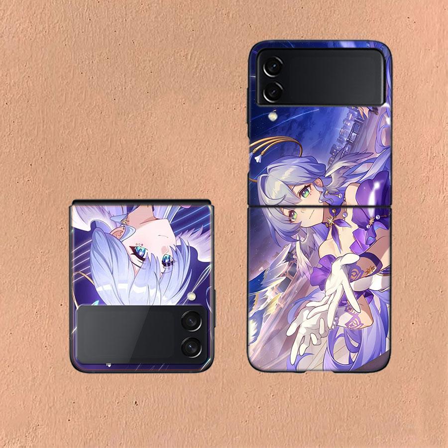 Star Rail Robin Coque For Samsung Z Flip7 6 Galaxy Case Shockproof Z Flip5 Z Flip3 4 5G Hard Cover Phone TPU PC Hard Funda
