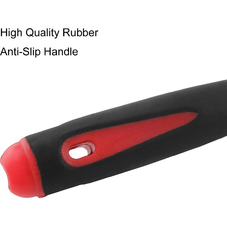 Hitefu 4 Pcs Precision Pick and Hook Set, 6.5", Red | Automotive Seal Puller Tools, Oil Seal Removal, O-Ring Gasket Removal, Car Mechanic Tools