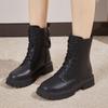 Fashion 2025 Winter Shoes Boots Women Large Size Non-slip Women's Snow Boots Genuine Leather Warm Women's Ankle Boots
