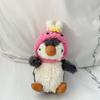 Cute Plush Little Penguin Penguin School Bag Pendant Cute Plush Doll Creative Female Keychain Pendant