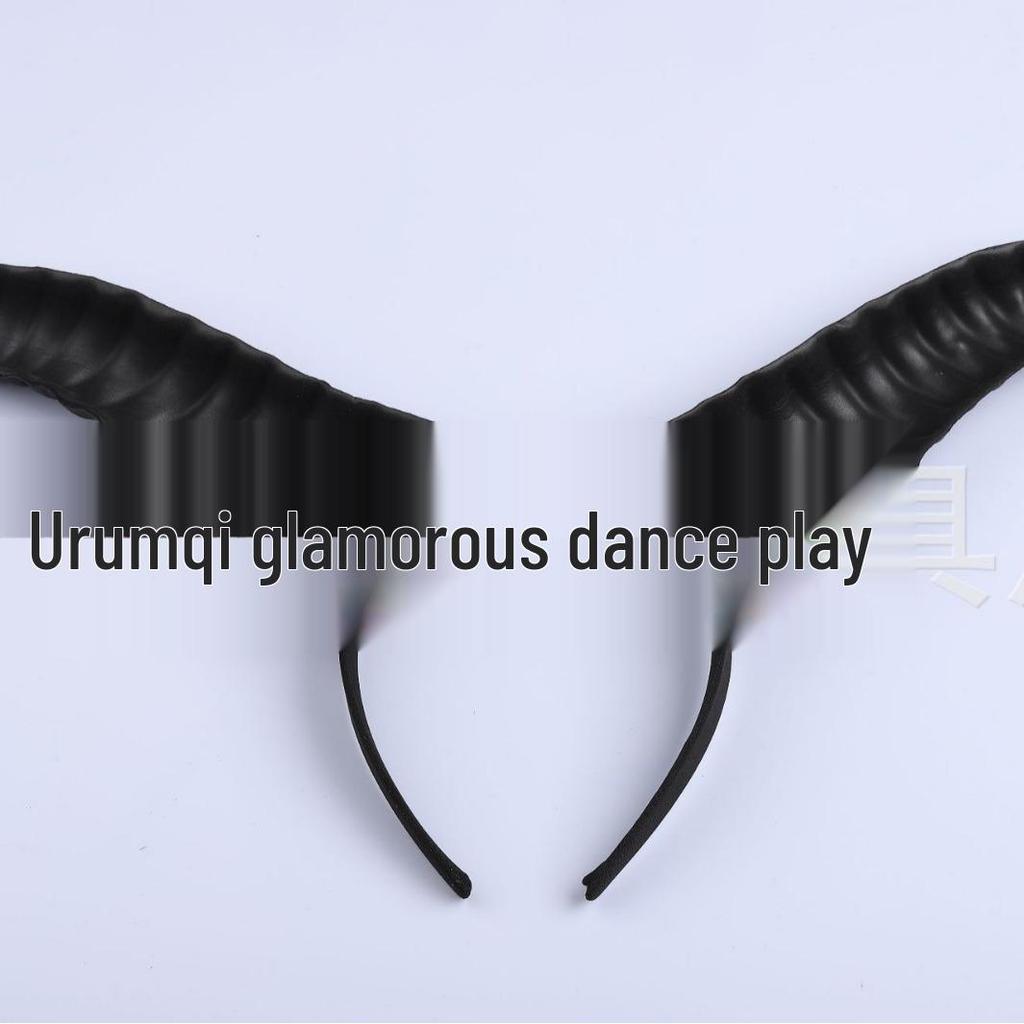 Black Horn Headband for Halloween and Christmas Cosplay