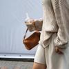 Frosted Cowhide Autumn and Winter High-end Genuine Leather Women's Bag with Simple Texture, Underarm Bag, Women's New Trendy and Versatile Handbag