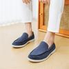 Fashion Men Comfortable Walking Shoes Brand Men Dress Shoes Men's All-match Loafers New Soft Bottom Flat Breathable Slip-on Casual Shoes