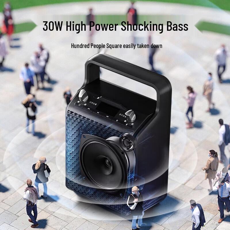 Edifier PP205 Outdoor Portable Bluetooth Speaker with Wireless Mic