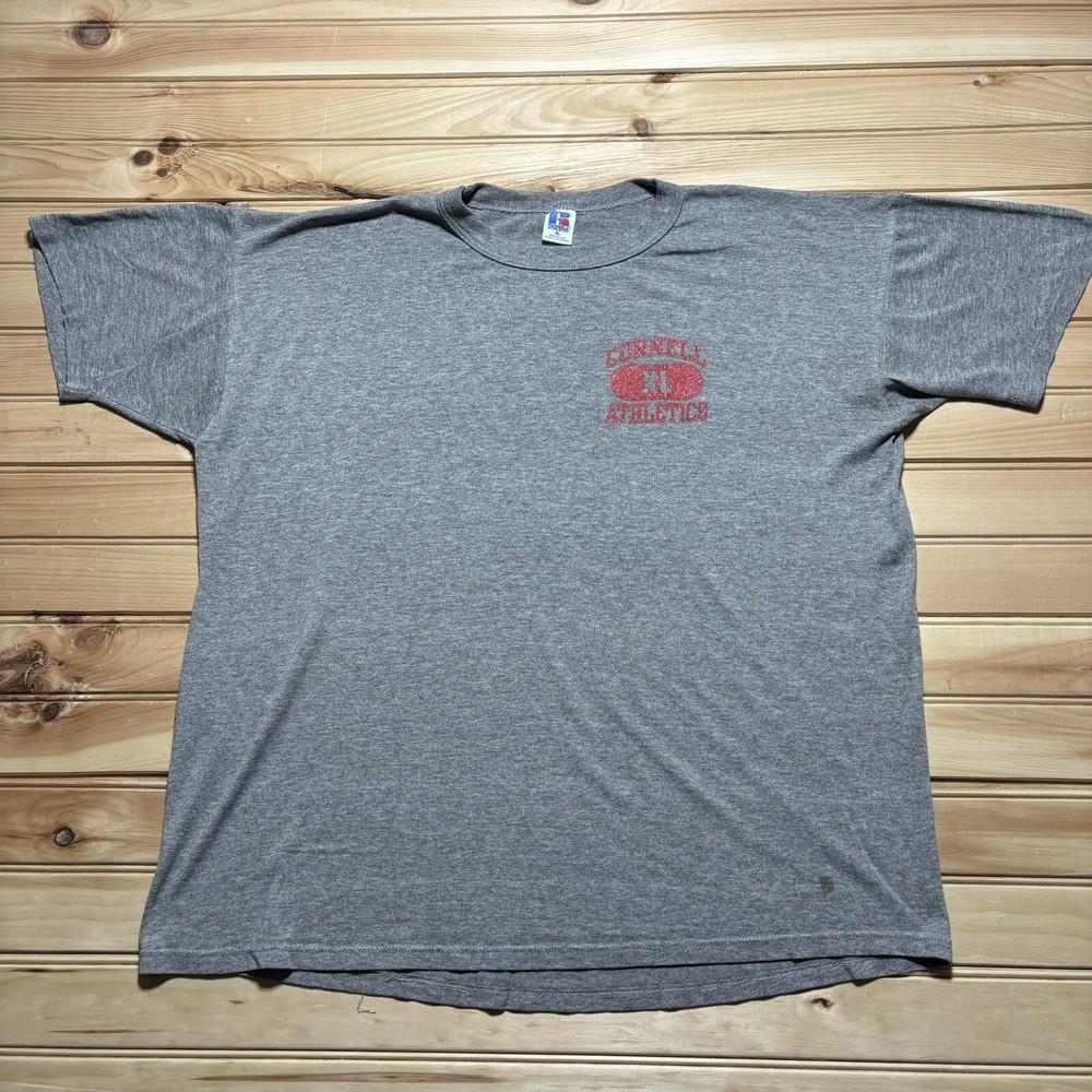 Vintage 80s 90s Cornell University Athletics Big Red Bears Shirt XL Russell Unisex T-Shirt