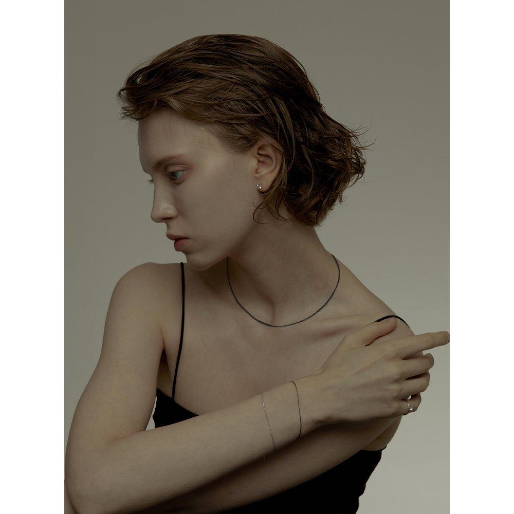 [J.Gracelet] Black Chain Necklace