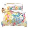 Cartoon Dreamcatcher Duvet Cover Set Single King Feather Bedding Set Microfiber Bohemian Comforter Cover For Girls Women Room