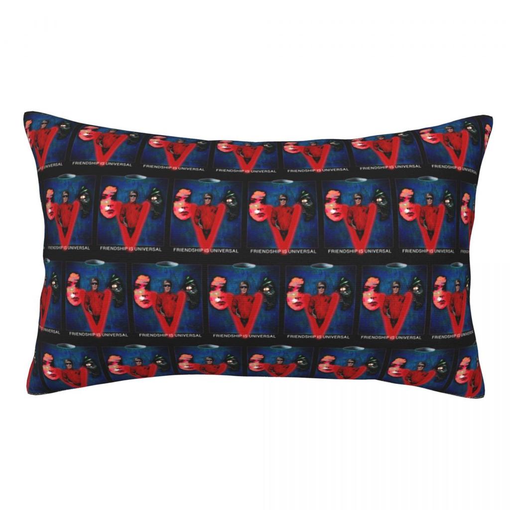 V The Visitors Rectangle Pillowcase Cushion Cover Decorative Bedroom Bed Home Comfort Throw Pillow