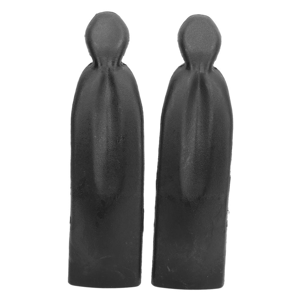 2PCS Recurve Bogen Gliedmaßen Spitze Protector ABS Recurve Bogen Gliedmaßen End Kappe für Outdoor Jagd Zubehör
